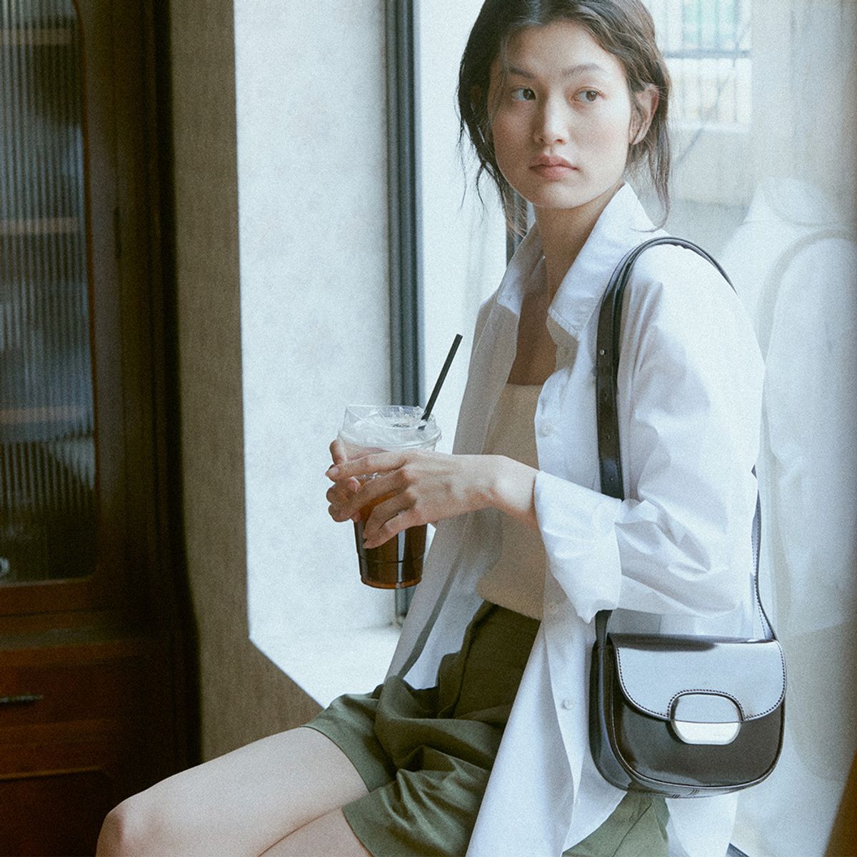 르아보네(LE ABONNE) Bonbon bag_dark brown