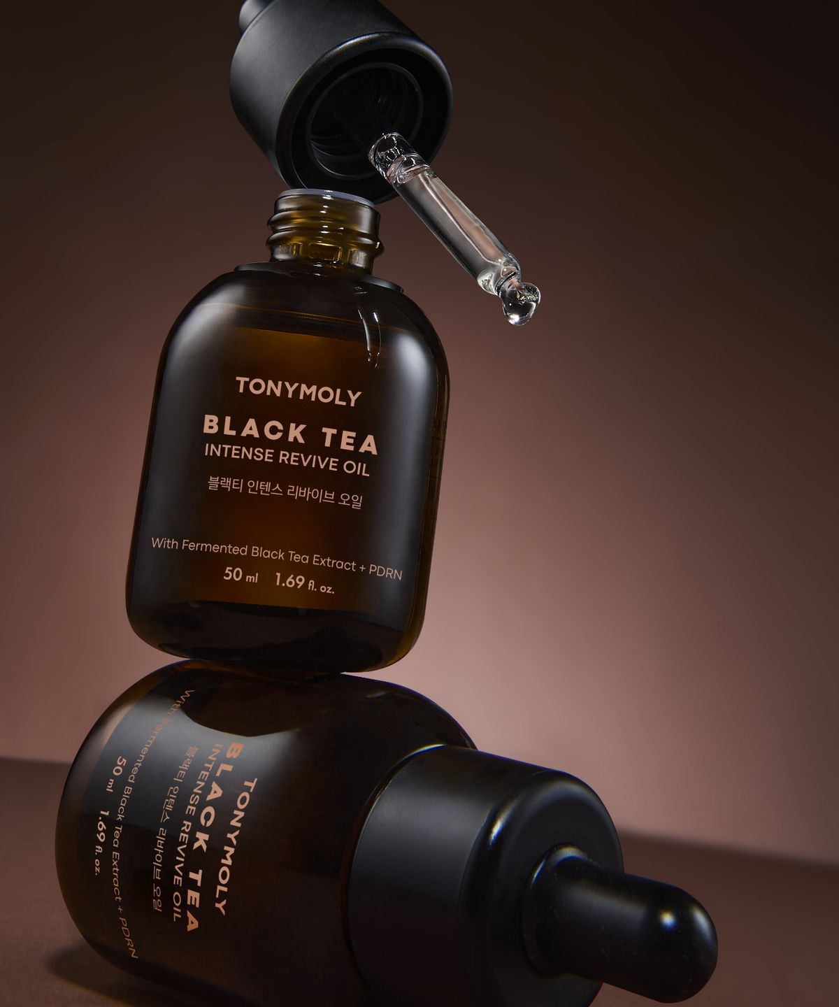 토니모리(TONYMOLY) 블랙티 인텐스 리바이브 오일 50ml(+블랙티 2종 키트)