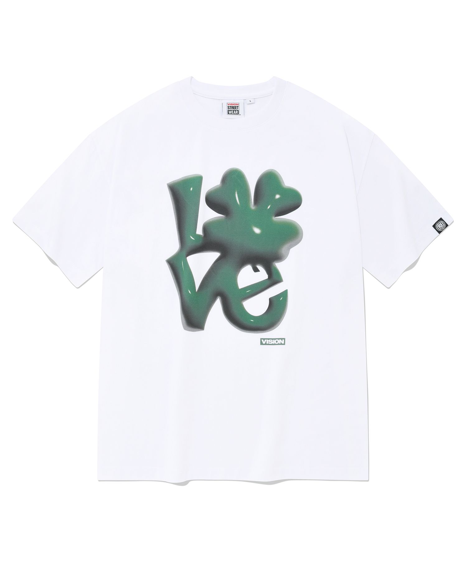 MUSINSA公式 | VISION STREETWEAR VSW 3D Love T-Shirts White