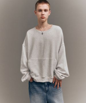 OUR SWEATSHIRTS / WHITE MELANGE