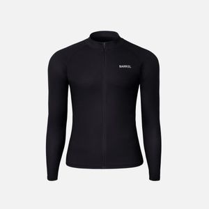 맨 에센셜 스탠다드핏 집업 래쉬가드 블랙 (B3SMWZR001BLK)