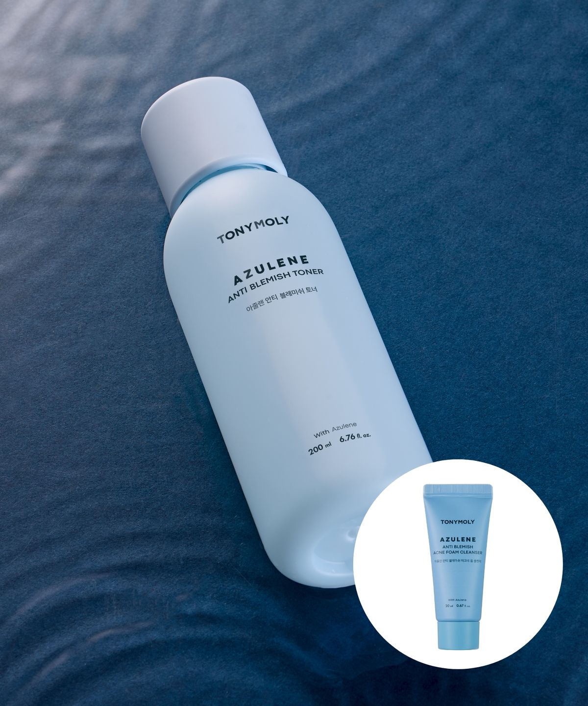토니모리(TONYMOLY) 아줄렌 안티 블레미쉬 토너 200ml(+폼클렌저 20ml 증정)