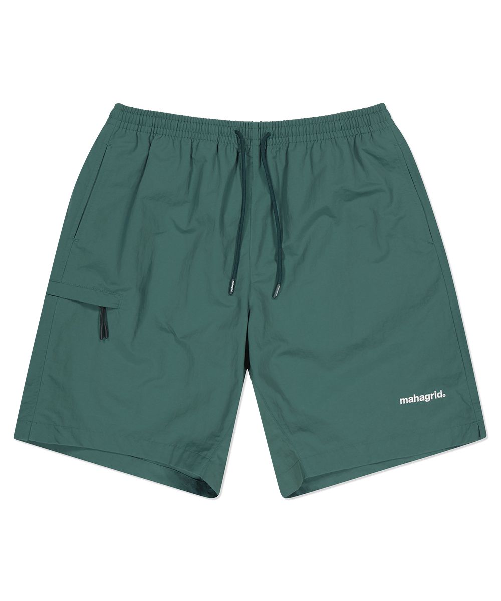 【mahagrid】22SS★ NYLON BEACH SHORT NYLON WATER SHORT BLACK(MG2DMMPA62A) - MAHAGRID