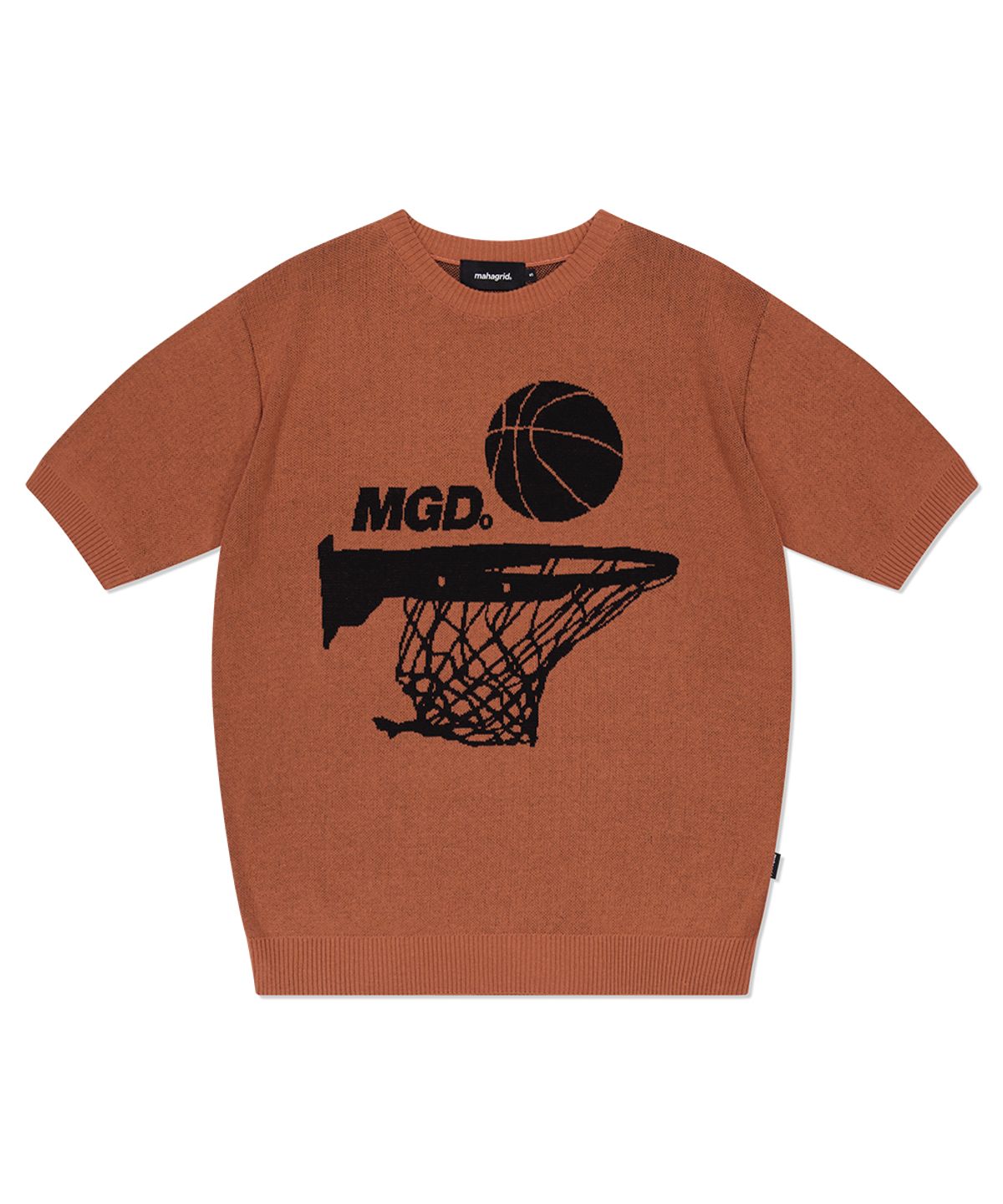 마하그리드(MAHAGRID) MGD BASKET HALF KNIT ORANGE(MG2DMMK603A)