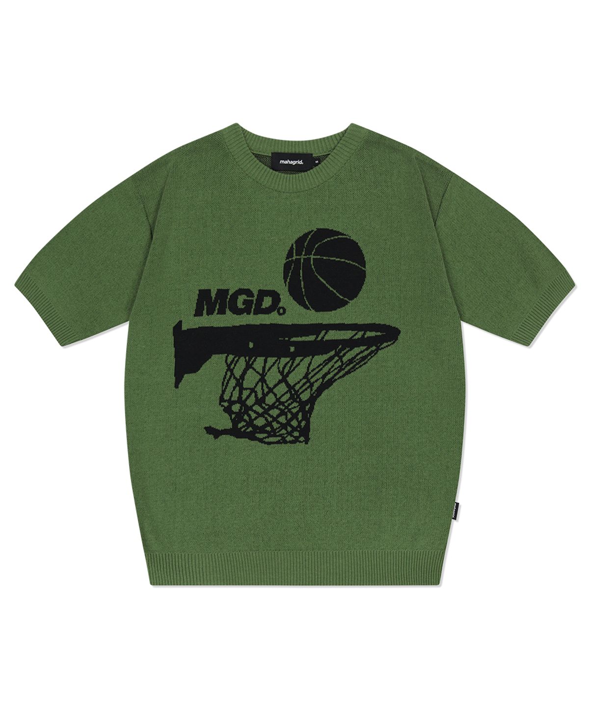 마하그리드(MAHAGRID) MGD BASKET HALF KNIT GREEN(MG2DMMK603A)