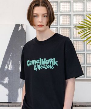 아이즈로고 반팔티셔츠(블랙)