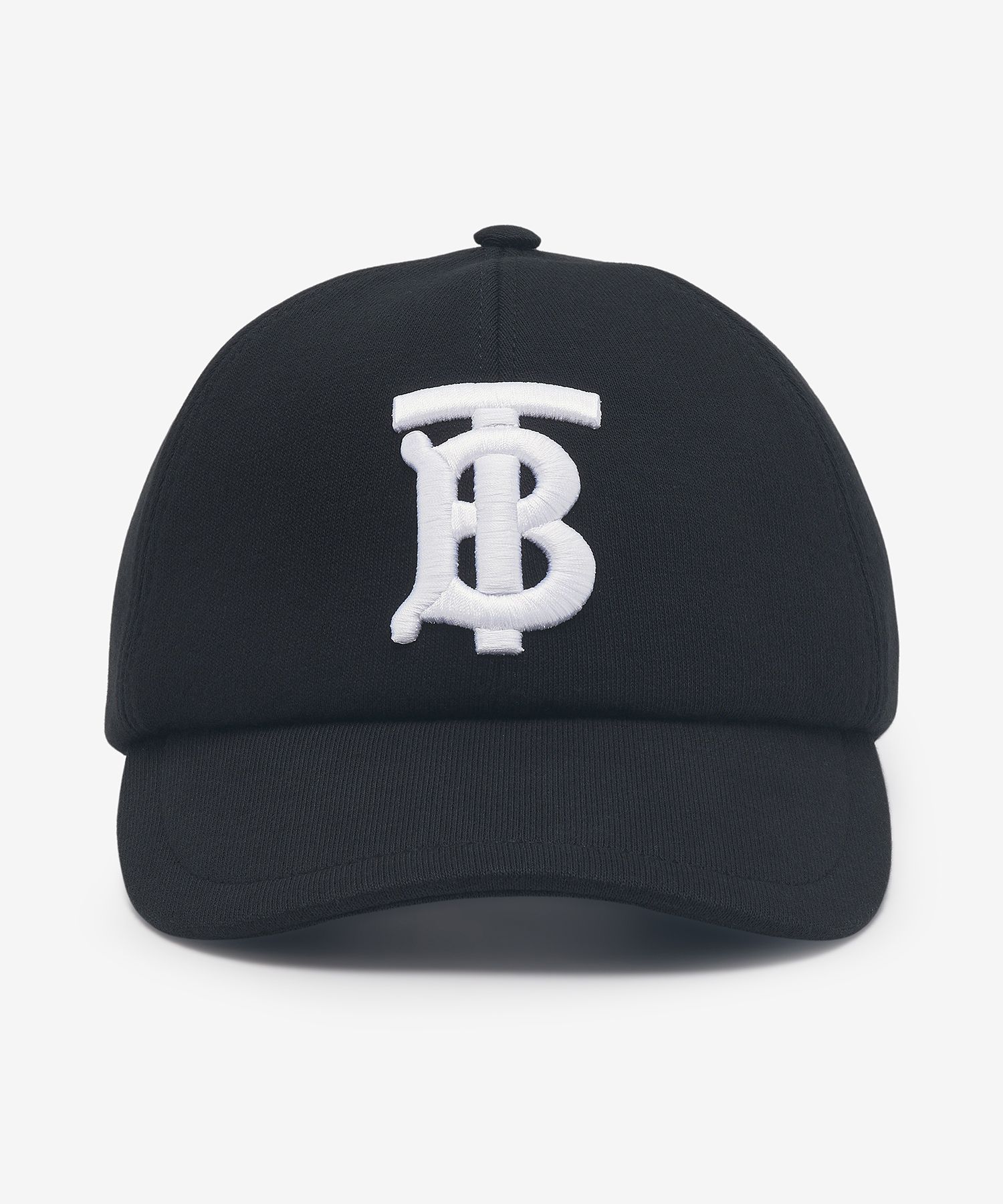 MUSINSA | BURBERRY Monogram Motif Cotton Jersey Ball Cap - Black