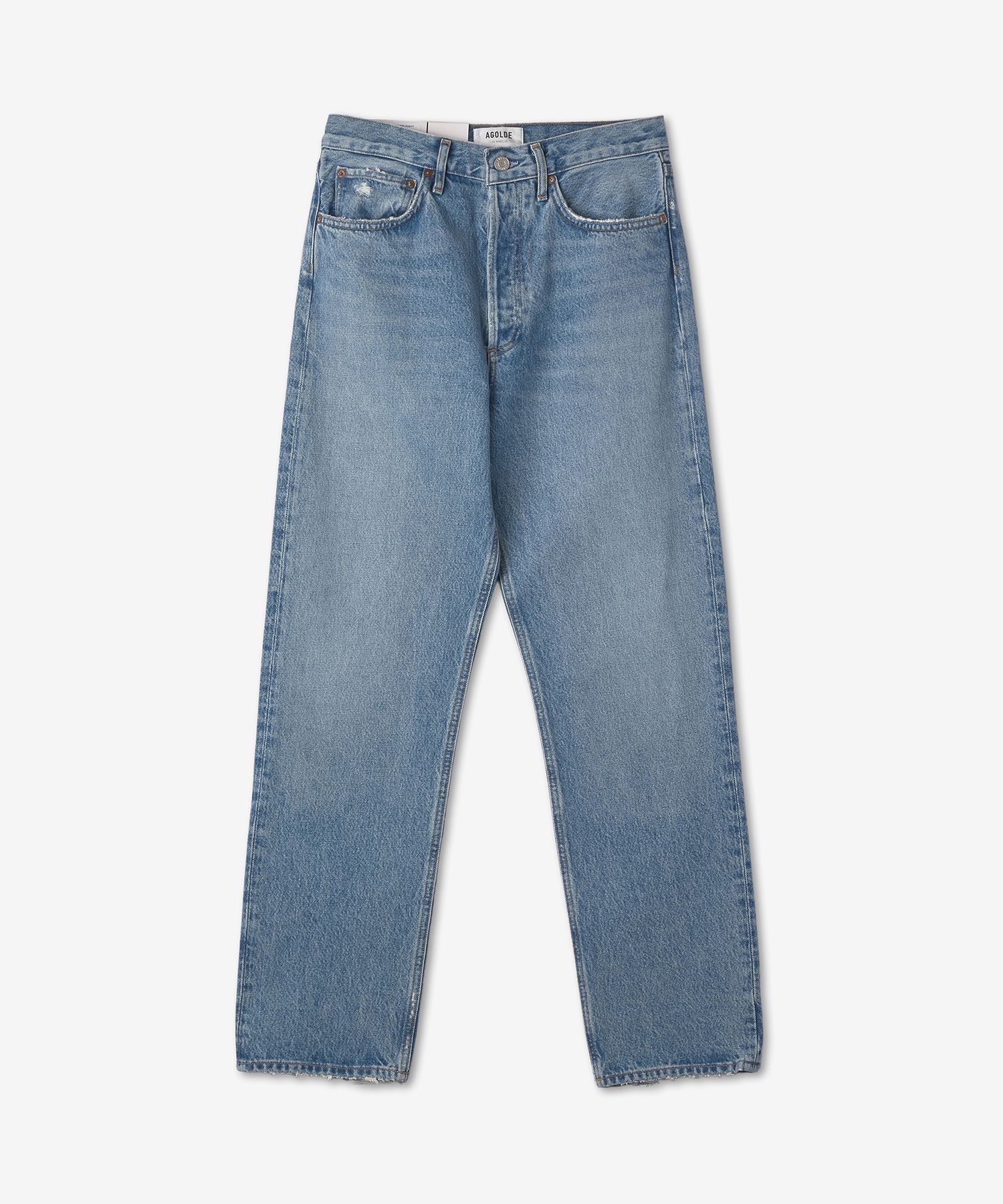 MUSINSA | AGOLDE 90S High Rise Loose Fit Denim Pants - Blue