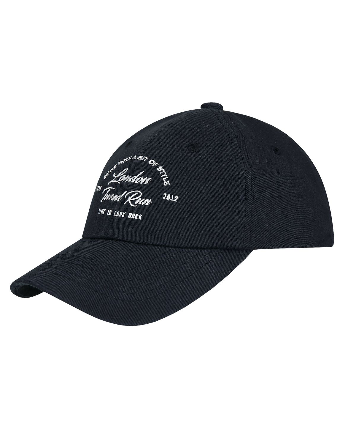 벨리프(BELLIEF) TWEED RUN Logo Ball Cap (Navy)