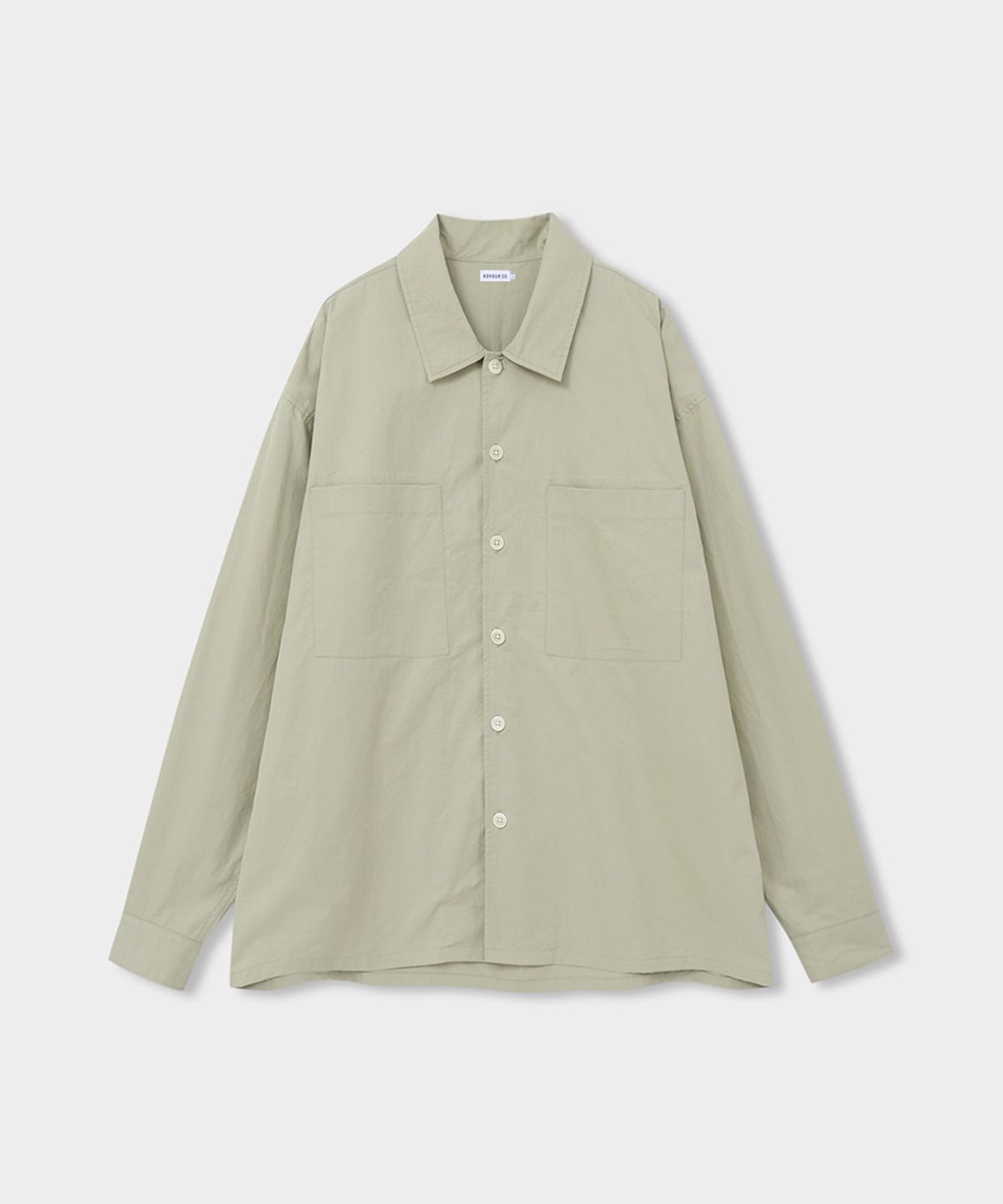 애쉬아워(ASHOUR) Two Pocket Daily Shirts Aqua