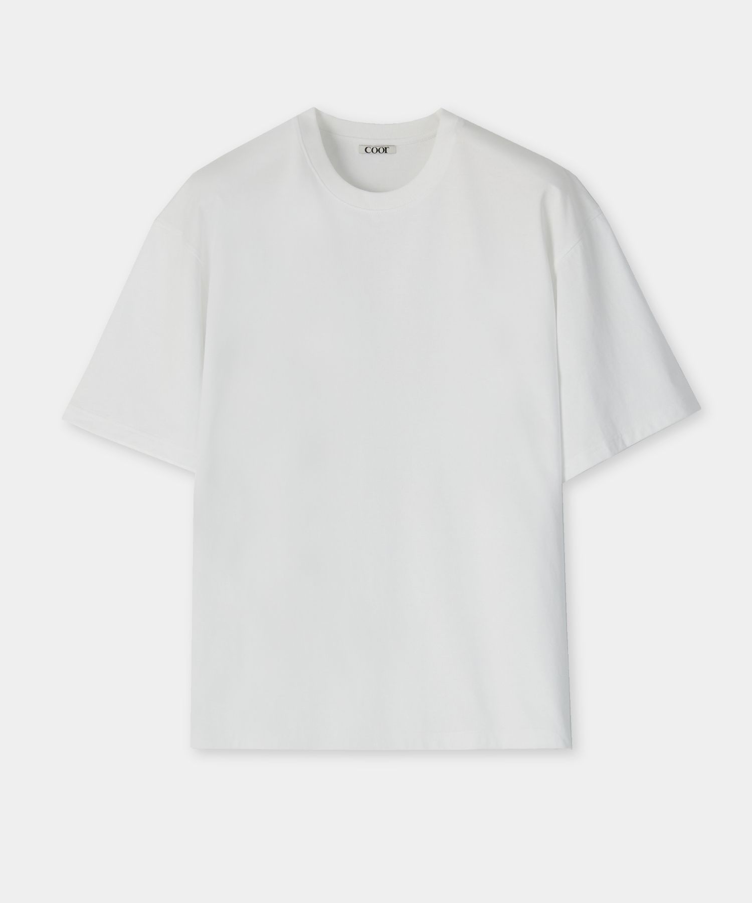 ★COOR★ [2PACK] Finest Silk Overfit T-Shirt MUSINSA | COOR Finest Silket Overfit T-Shirt (White)