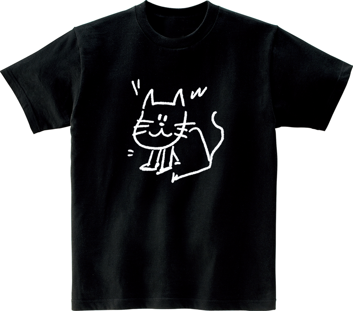 어썸어스(AWESOMEUS) (23SS)SITTING CAT 반팔 티셔츠 블랙