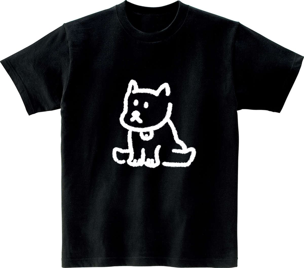 어썸어스(AWESOMEUS) (23SS)SITTING DOG 반팔 티셔츠 블랙