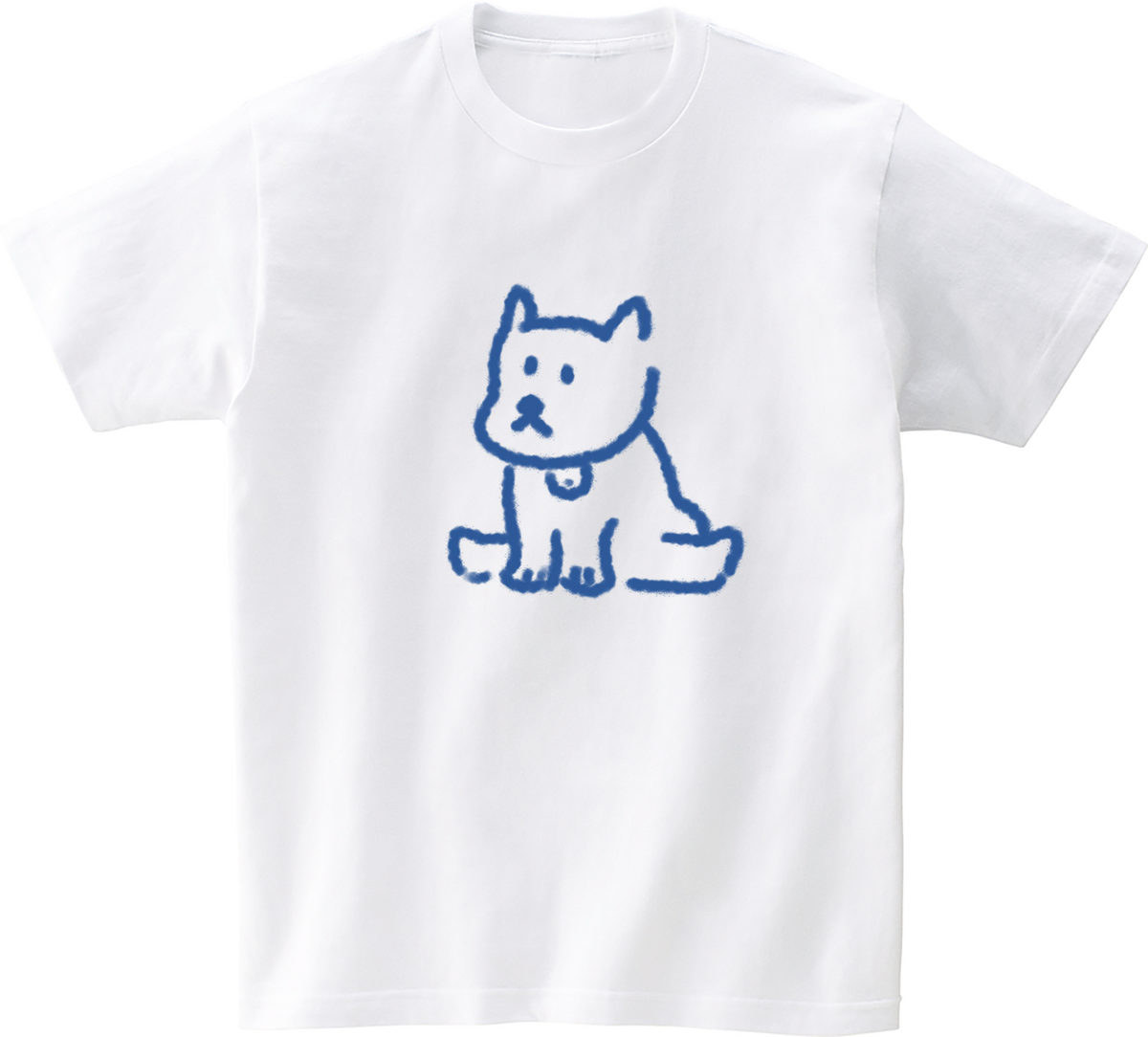 어썸어스(AWESOMEUS) (23SS)SITTING DOG 반팔 티셔츠 화이트