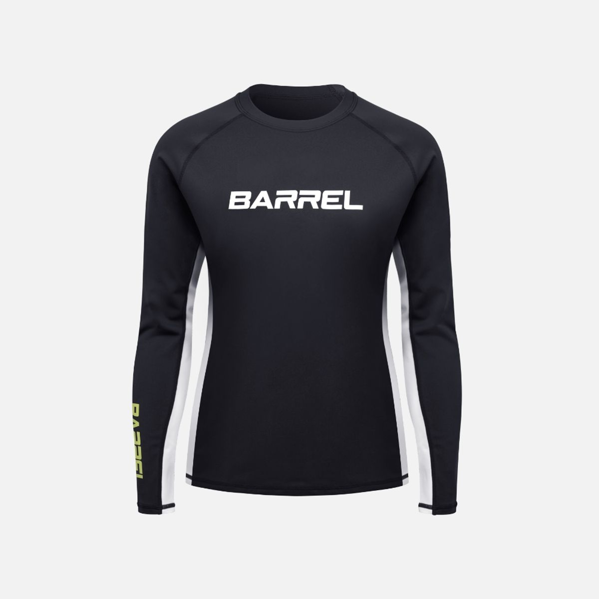 배럴(BARREL) 우먼 모션 릴렉스핏 래쉬가드 블랙 (B3SWWRG003BLK)