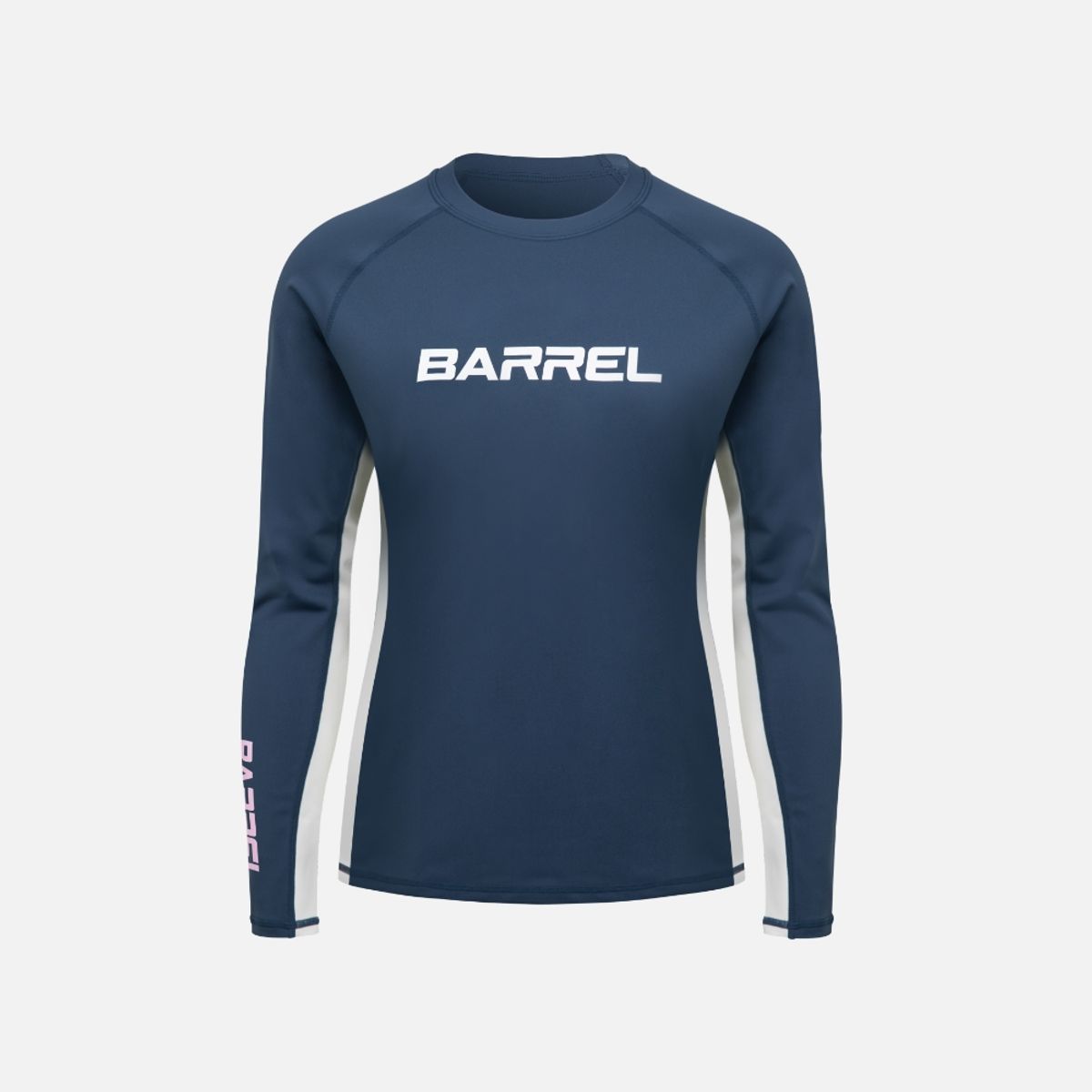 배럴(BARREL) 우먼 모션 릴렉스핏 래쉬가드 칼리지네이비 (B3SWWRG003CNV)