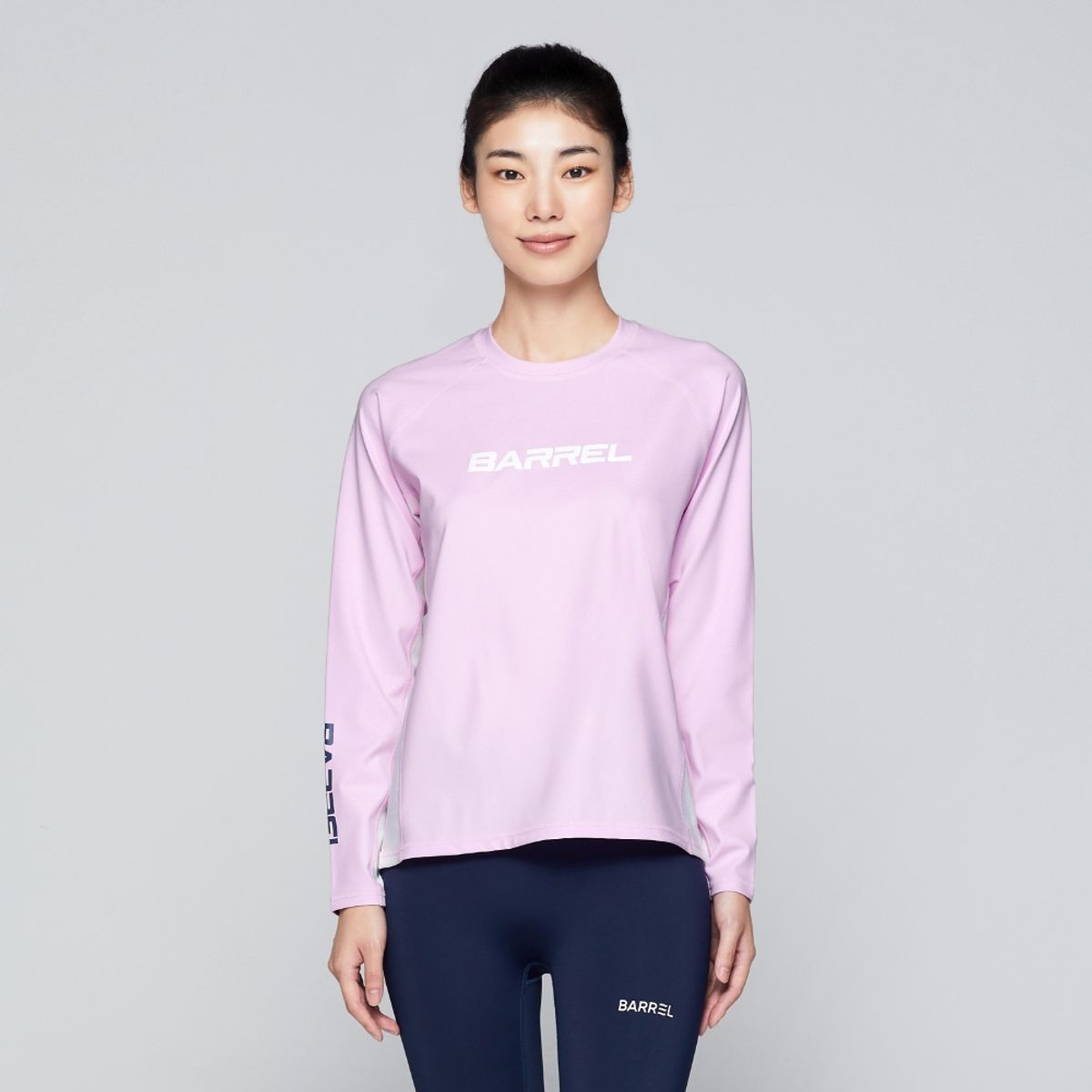 배럴(BARREL) 우먼 모션 릴렉스핏 래쉬가드 핑크 (B3SWWRG003PNK)
