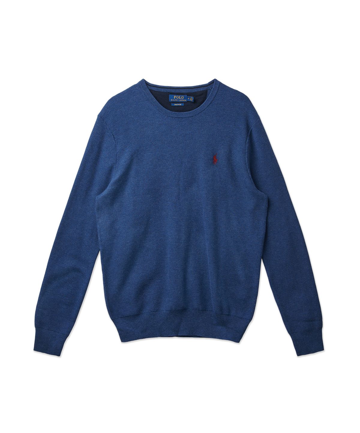 폴로 랄프 로렌(POLO RALPH LAUREN) 코튼 크루넥 스웨터 - 네이비