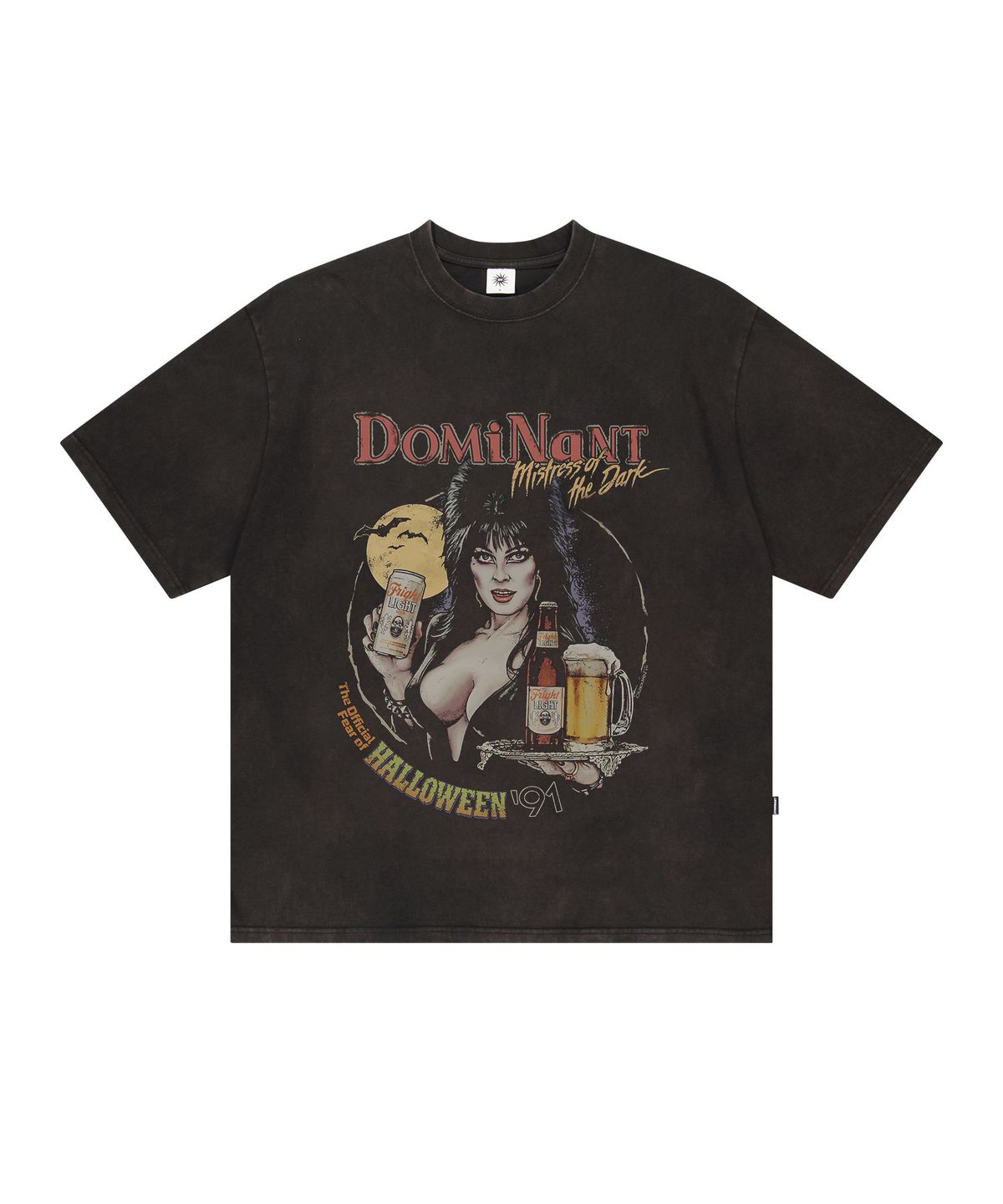 도미넌트(DOMINANT) Vintage Washing Elvira Tee Black