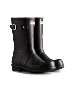 [MEN] 오리지날 숏 레인부츠 - 블랙