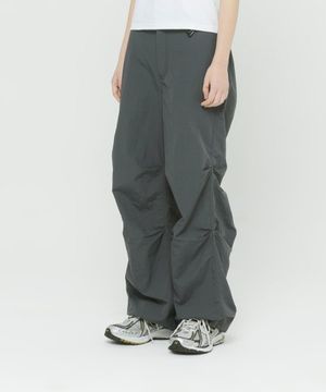 Double-Up Wide Pants Charcoal