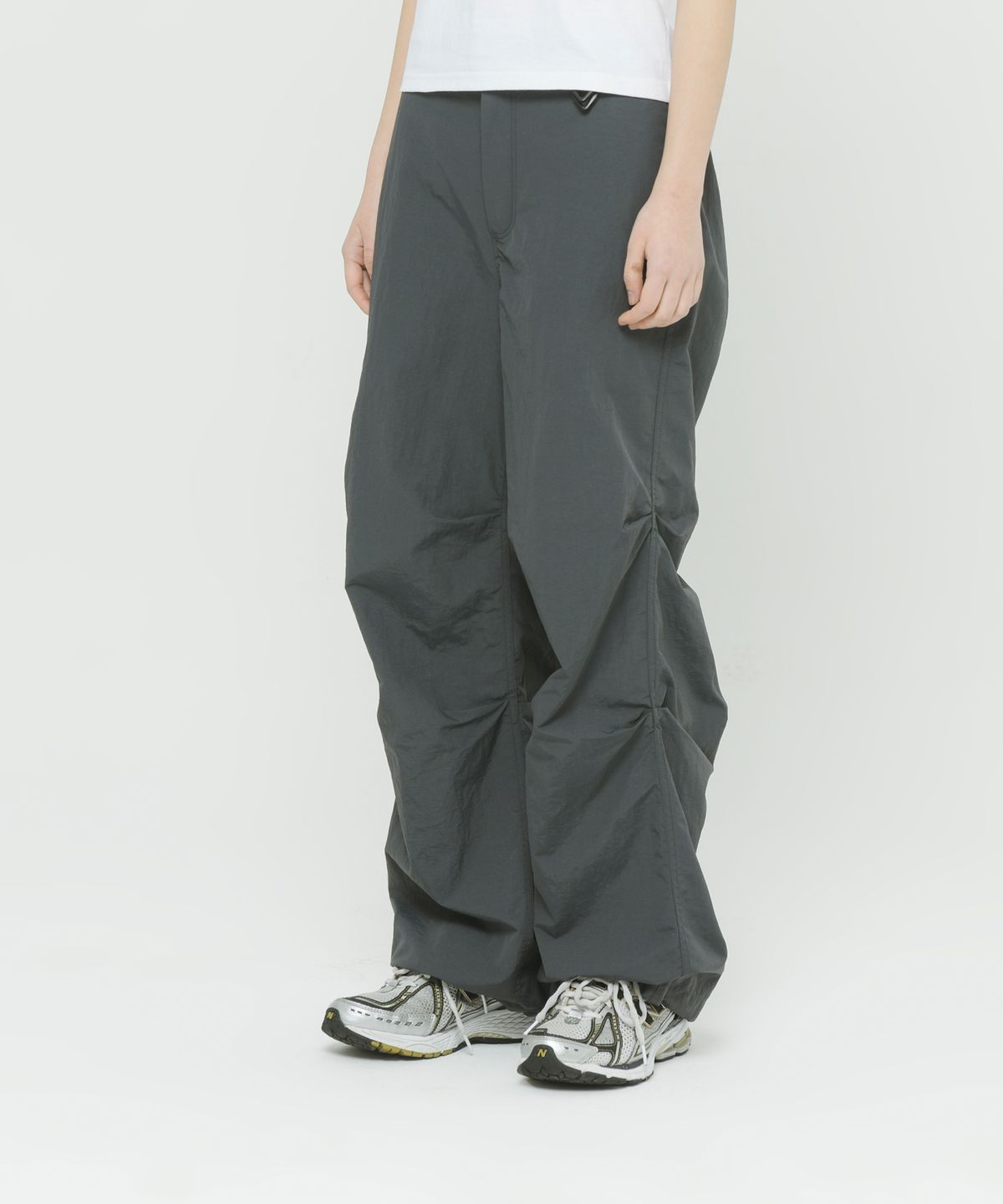 도미넌트(DOMINANT) Double-Up Wide Pants Charcoal