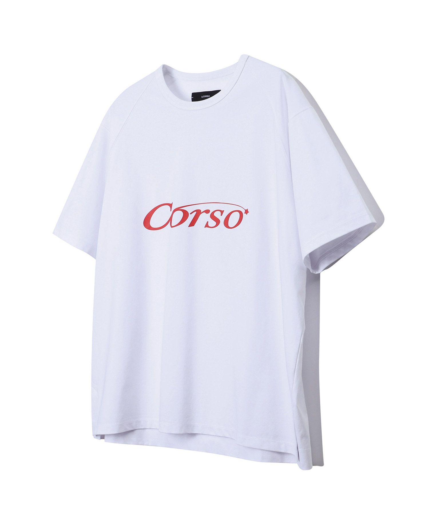 MUSINSA公式 | IL CORSO シグネチャーアートワーク半袖Tシャツホワイト 