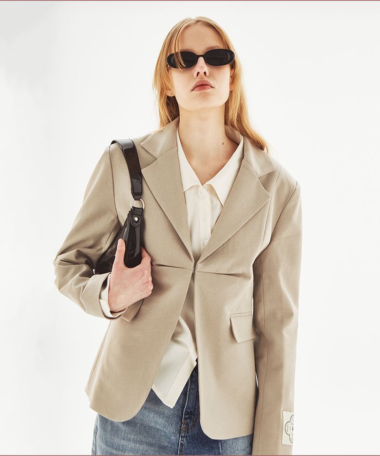 [LINE] Basic Tuck Jacket (2colors)