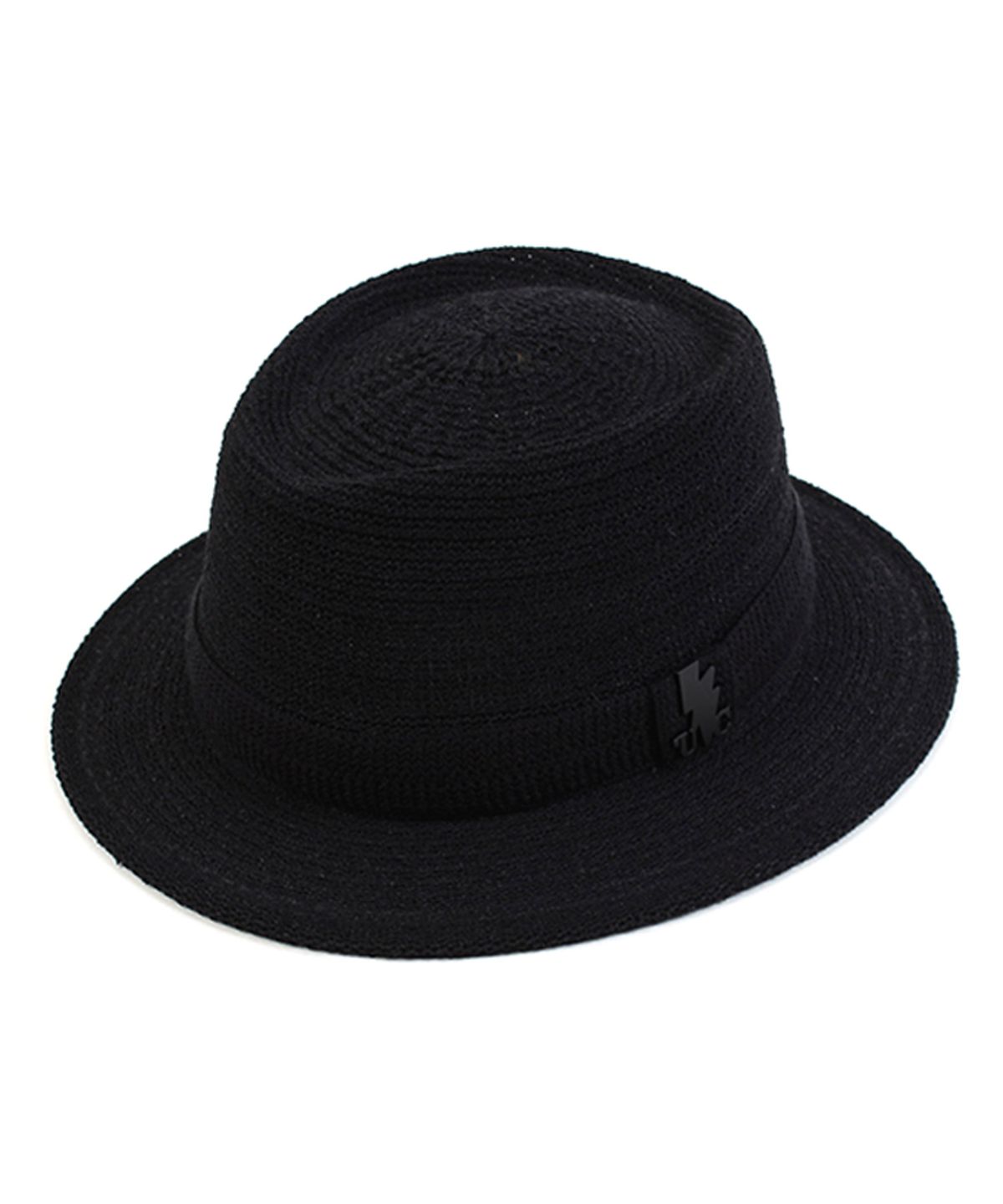 유니버셜 케미스트리(UNIVERSAL CHEMISTRY) Black Knit Fedora 니트페도라