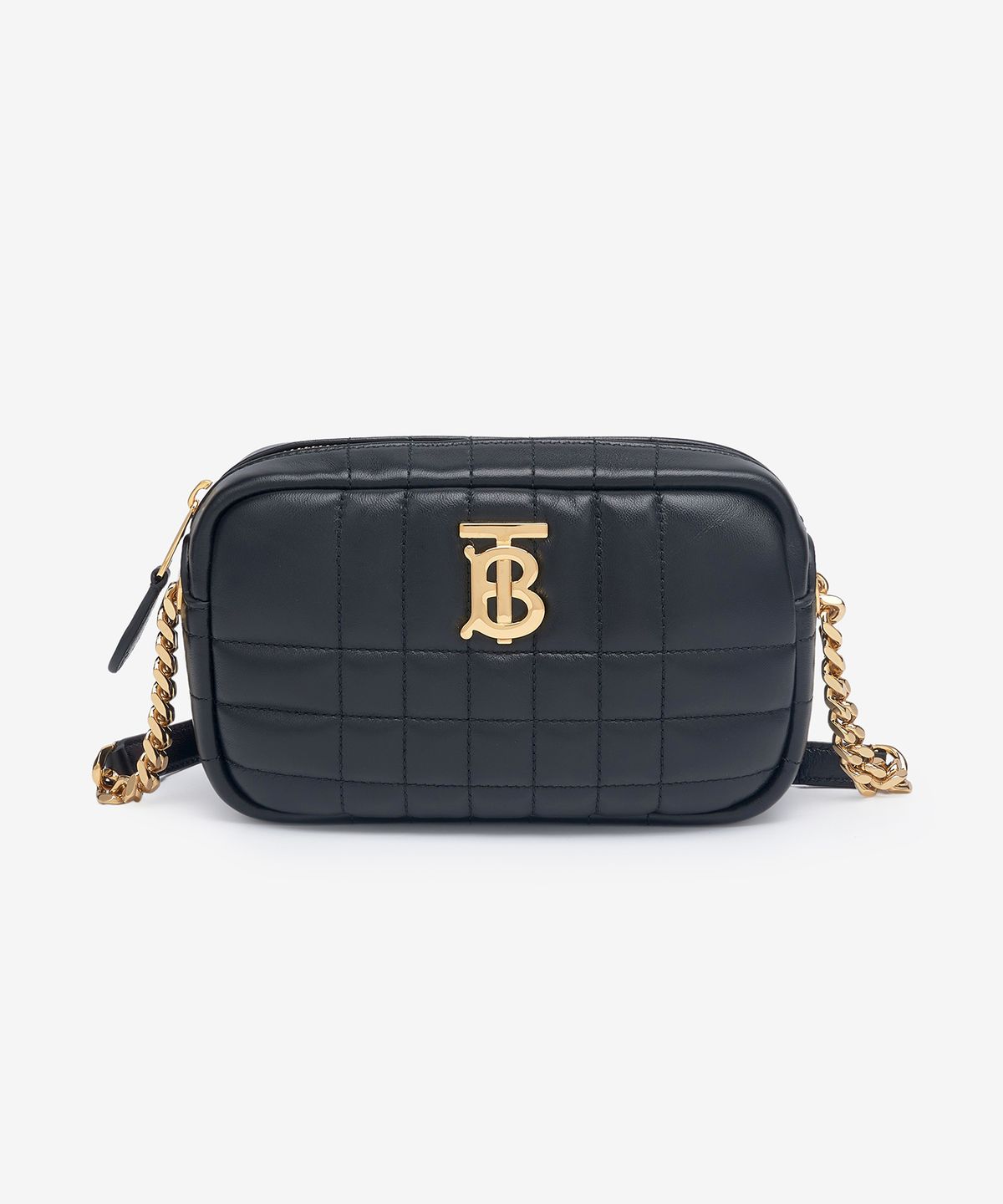 버버리(BURBERRY) 여성 미니 롤라 숄더백 - 블랙 / 8060836