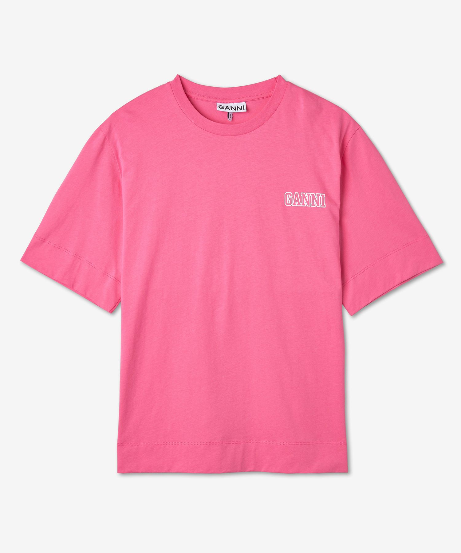 Tシャツ・カットソー Ganni Loose fit logo short sleeve t-shirt sugar plum T337539 MUSINSA公式 | GANNI Loose Fit Logo Short Sleeve T-shirt