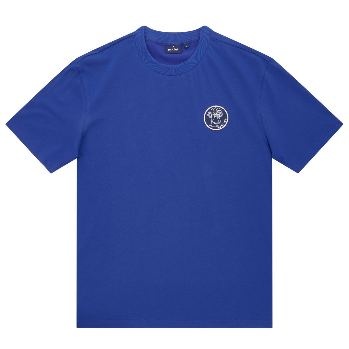 마틴골프(MARTINE GOLF) Basic Round Shirts_D/Blue (Men)