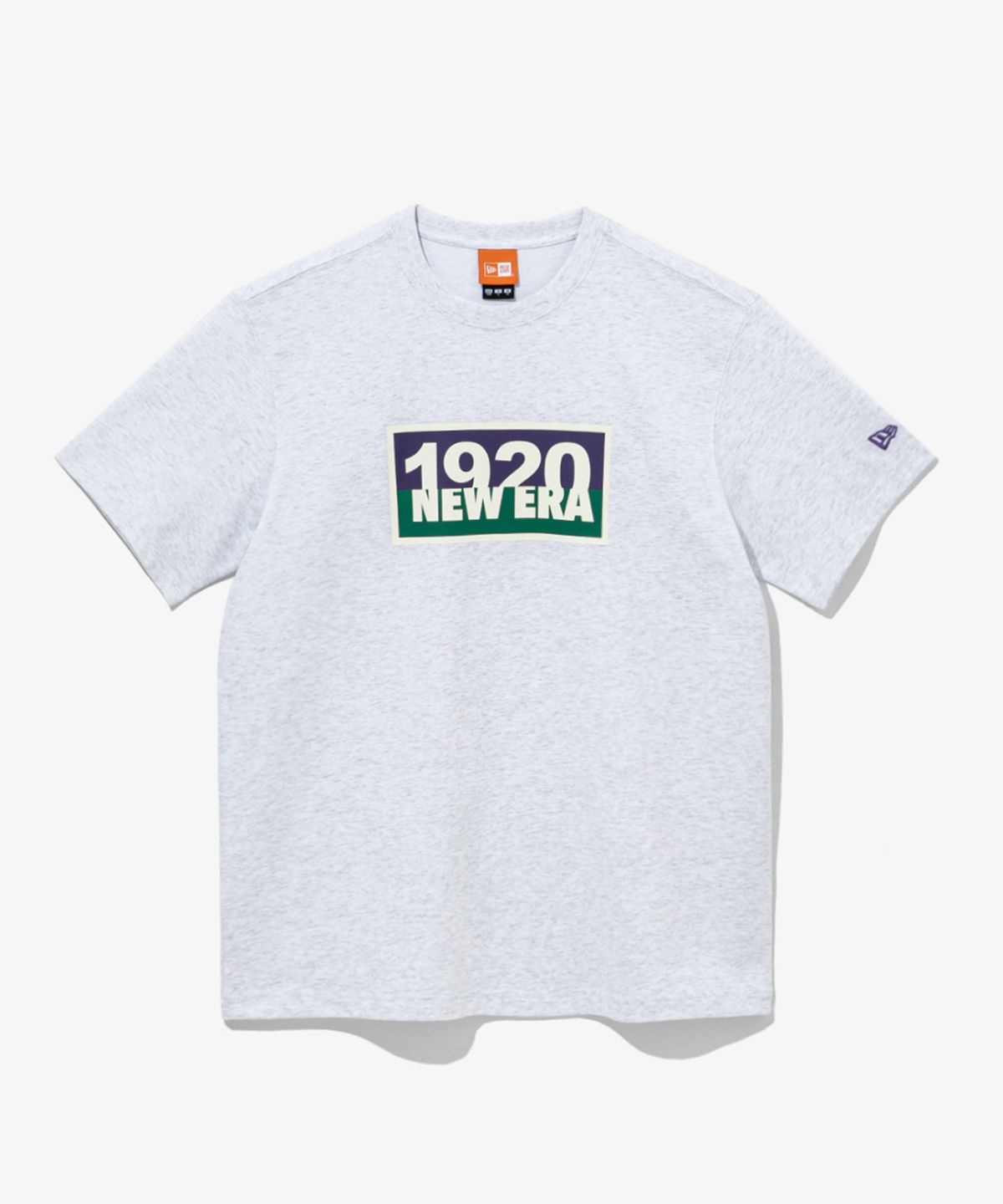 뉴에라(NEW ERA) 오리지네이터스 1920 사인 보드 티셔츠 헤더 그레이