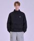 남성 로고 반집업 점퍼 블랙 BNBJP286M