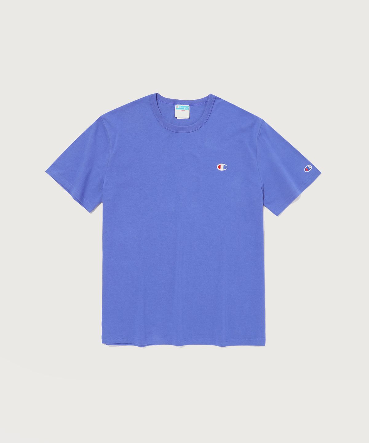 챔피온(CHAMPION) C로고 헤리티지 반팔 티셔츠 Light Blue