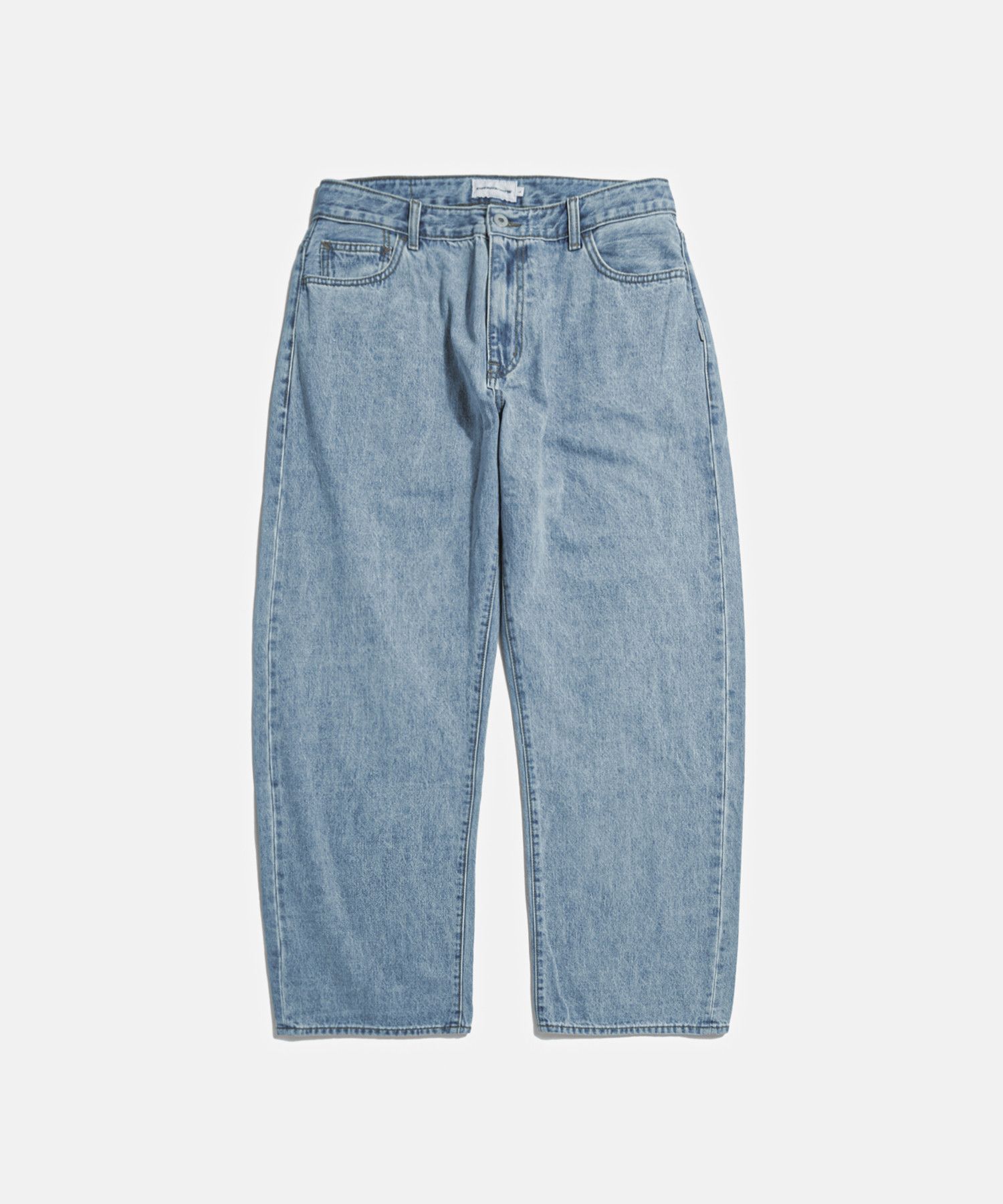 MUSINSA | ESPIONAGE Cliff Relaxed Denim Pants Light Indigo
