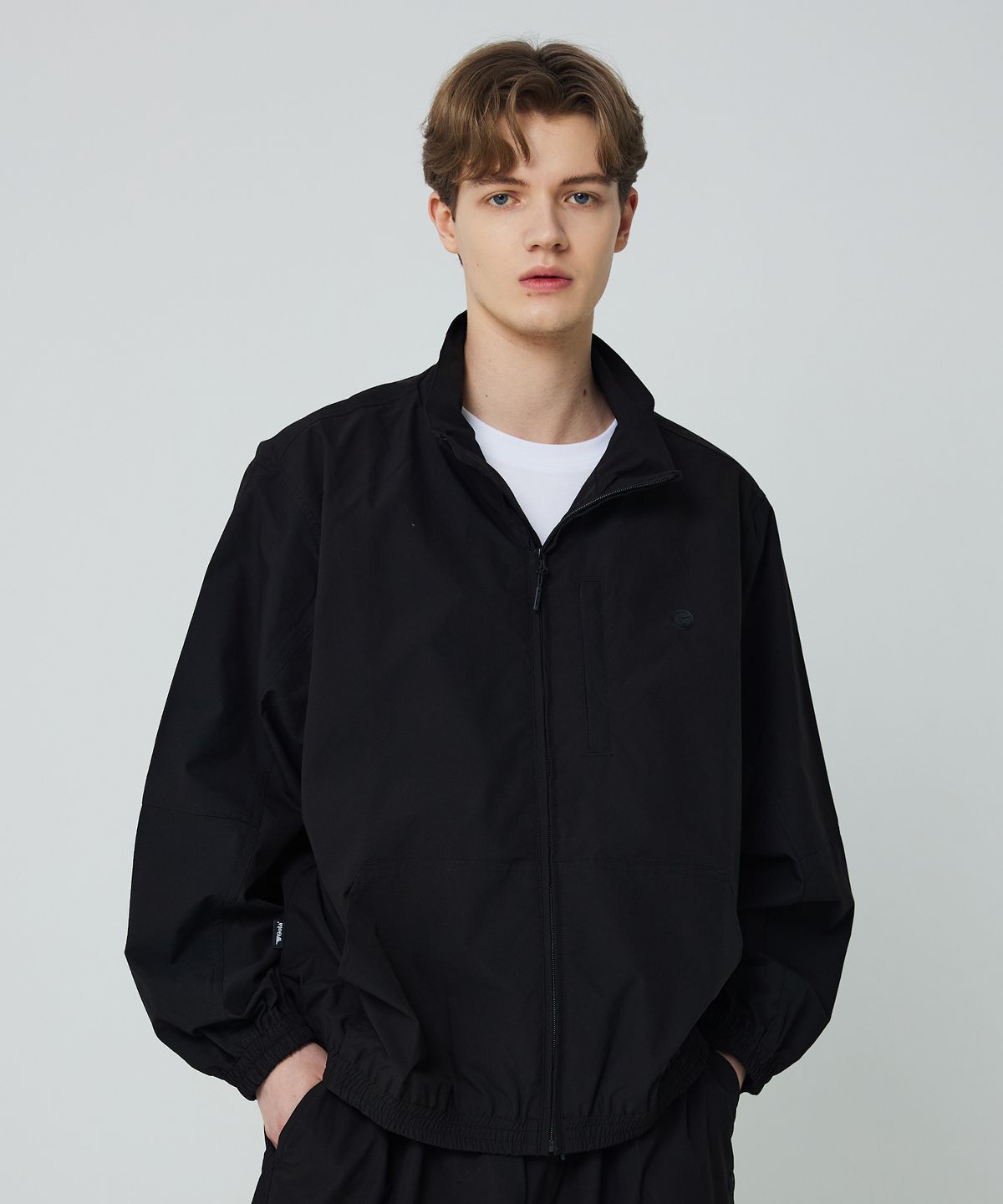 골라(GOLA) ESSENTIAL SPORTS ZIP-UP JACKET [BLACK]