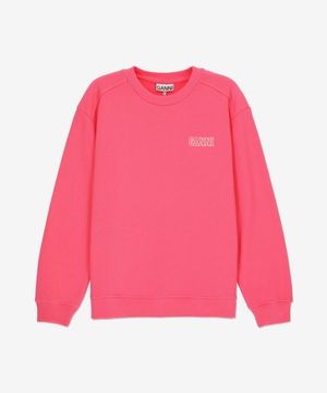 로고 드롭 숄더 맨투맨 - 슈가 플럼 / T3379393