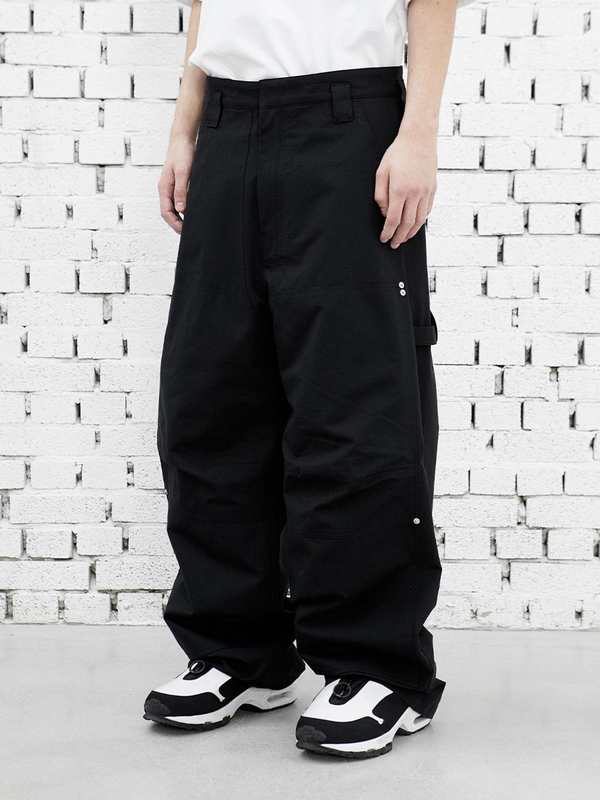 이에이(IEY) MAC CARPENTER PANTS Black