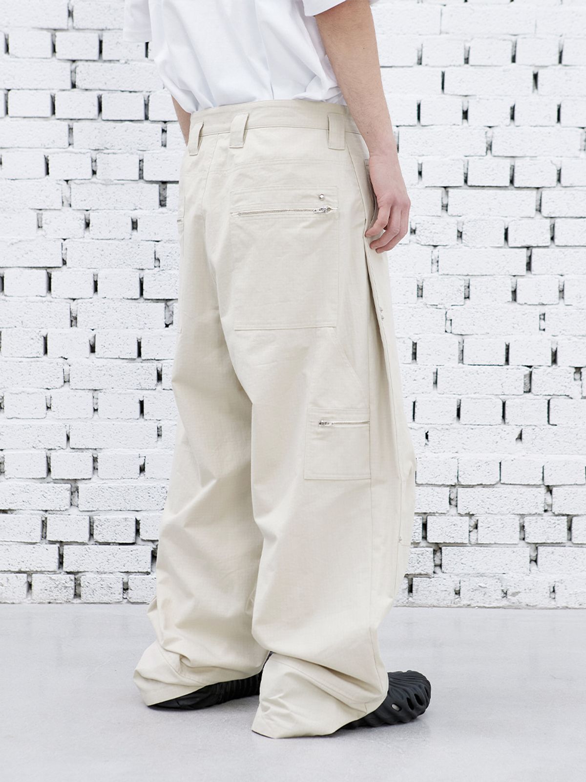 이에이(IEY) MAC CARPENTER PANTS Ivory