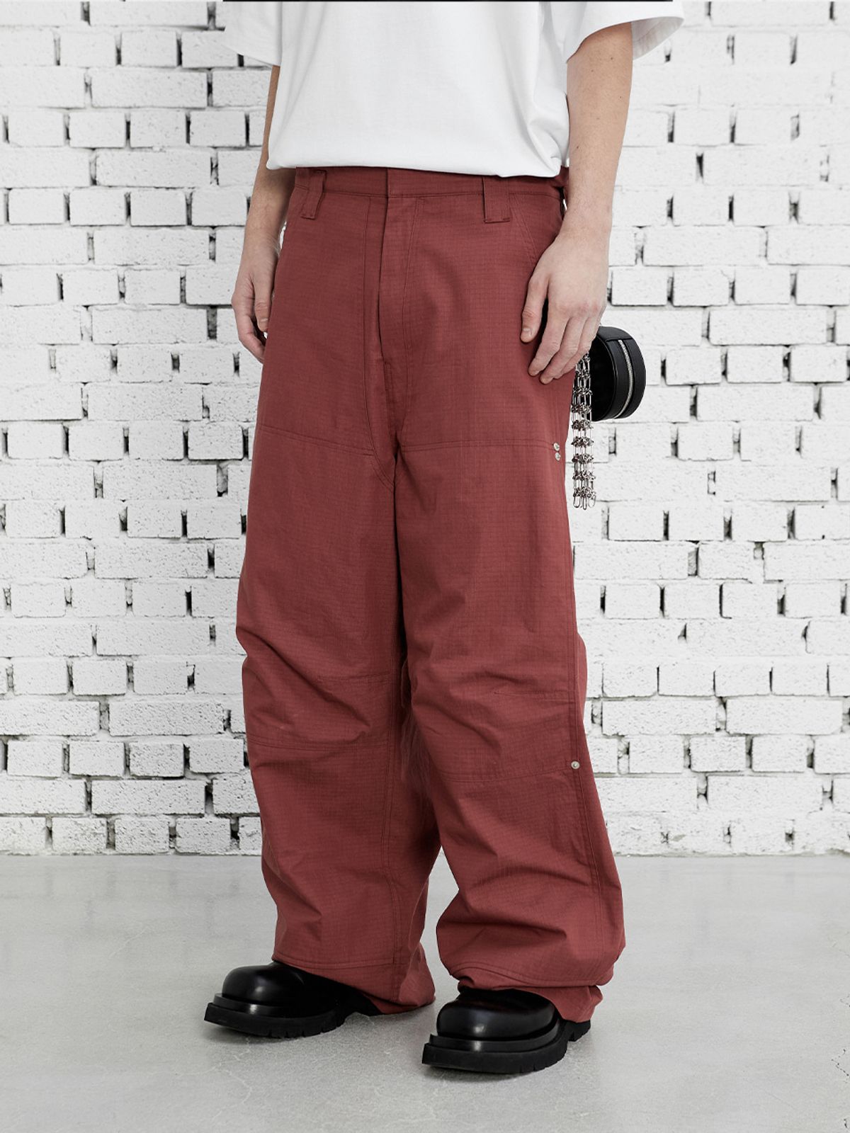 이에이(IEY) MAC CARPENTER PANTS Brick