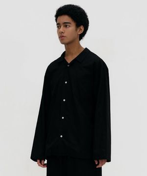 Stay Pajamas Long Sleeve Shirts - All Black