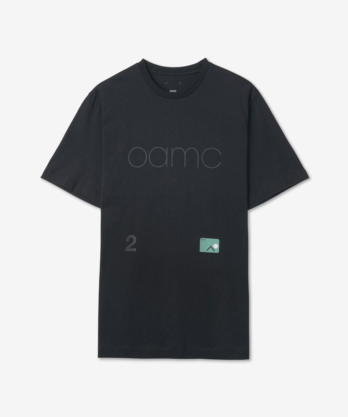 오에이엠씨(OAMC) 에이버리 반소매 티셔츠 - 블랙 / 23E28OAJ10COT00744001