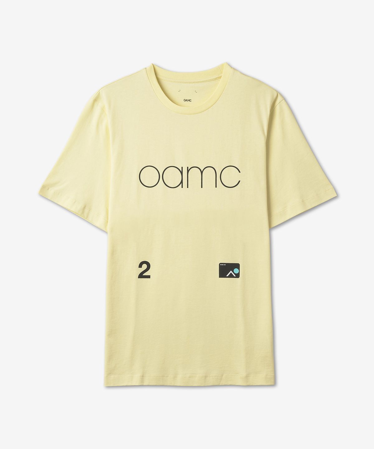 오에이엠씨(OAMC) 에이버리 반소매 티셔츠 - 라이트 옐로우 / 23E28OAJ10COT00744745