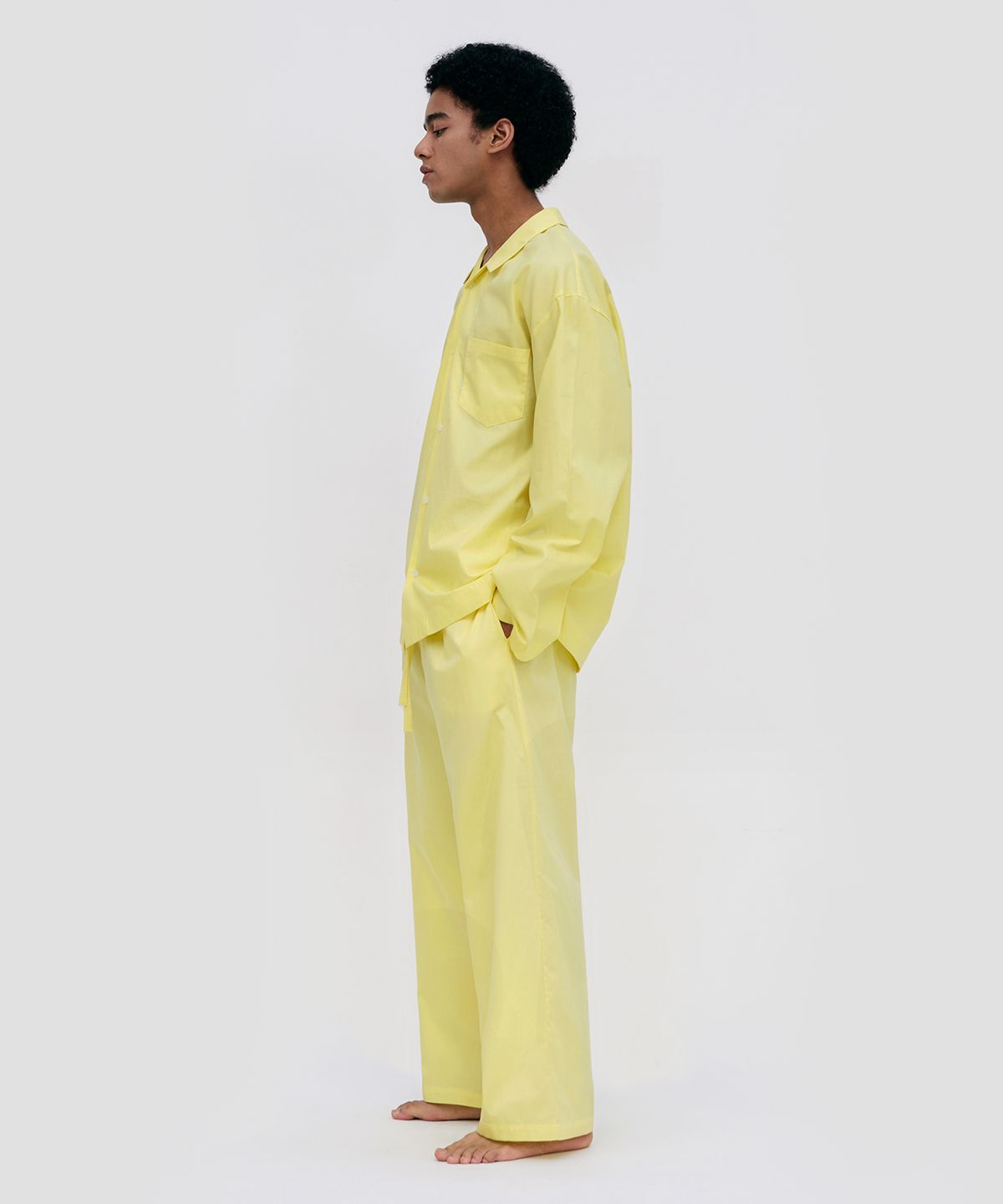 레이지지(LAZYZ) Stay Pajamas Long Pants - Lemon Yellow