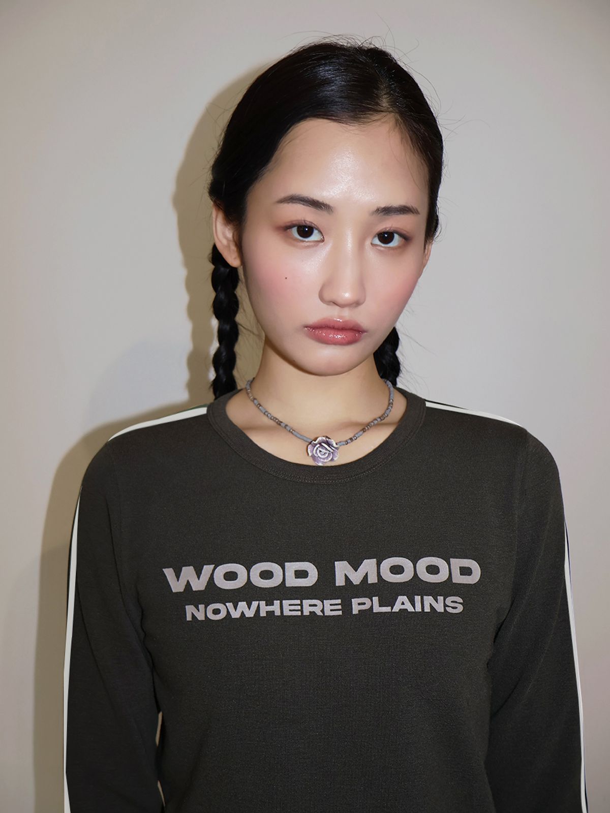 콜로신스(COLOCYNTH) Woodmood Graphic T-shirt Khaki