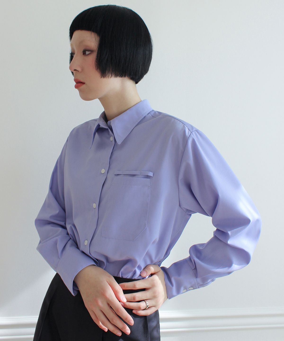 루바티(RUBATI) Signature Work Shirt (BLUE)