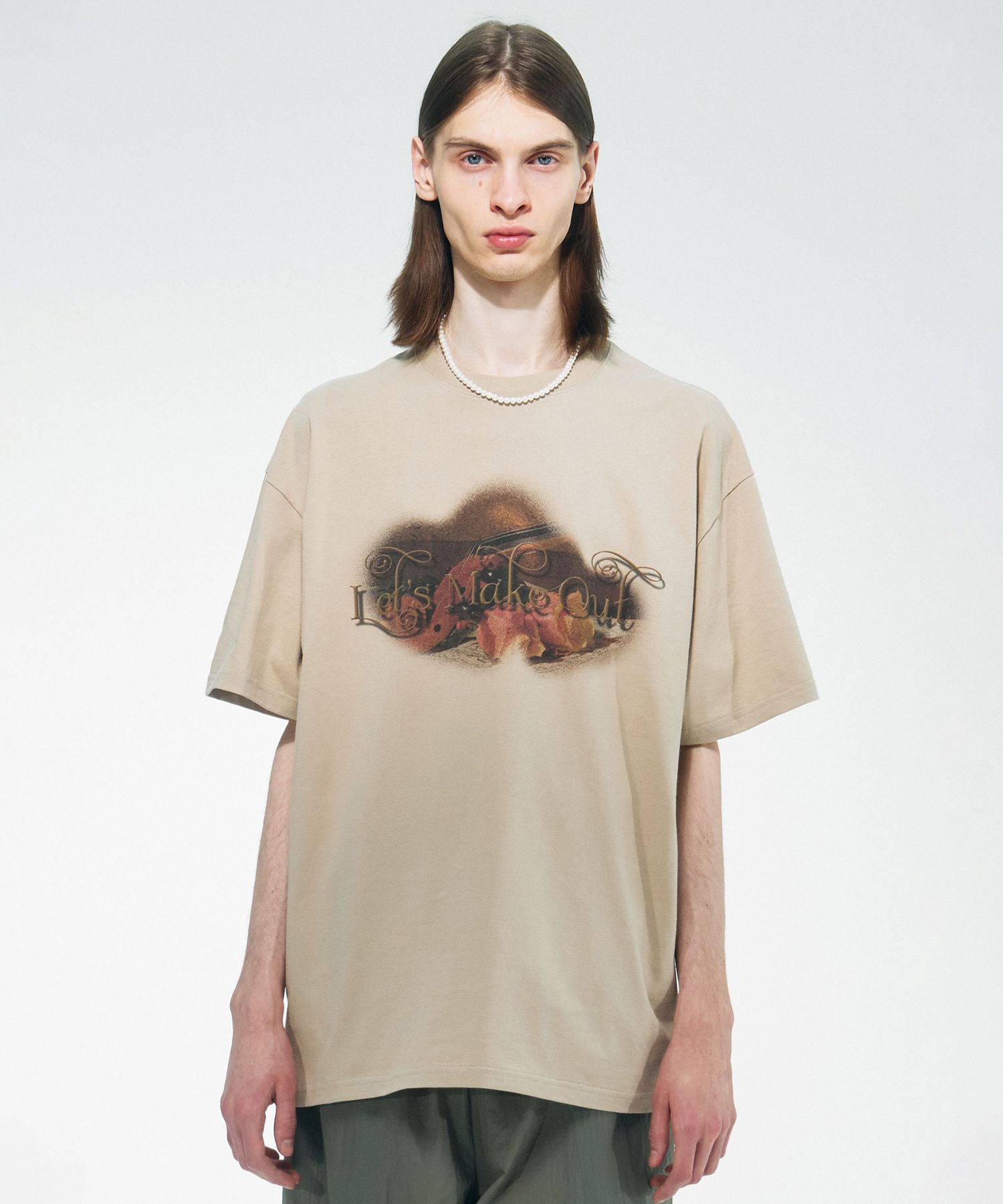 ★SCULPTOR★ Love Energy Tee Beige SC23S268BE MUSINSA | SCULPTOR Love Energy Tee Beige