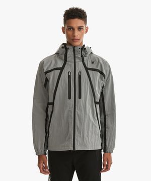 공용 라이프스타일 테이핑 후드 재킷 SPGFCNJK303UGRY