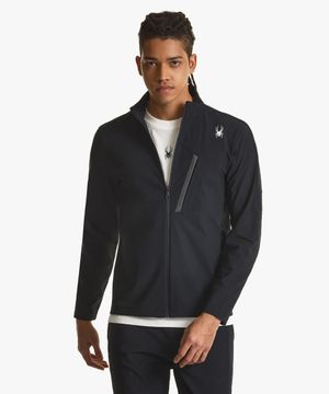 남성 액티브 라이프 집업 자켓 SPGFCNFT111MBLK